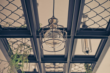 Vintage lamp dark filter