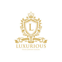 Luxury logo,boutique identity,real estate,property,royalty logo,hotel logo,crest logo,Victorian style logo,Vector Logo Template.