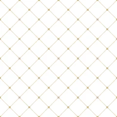 Stickers meubles Or abstrait géométrique Ornement vectoriel répétitif géométrique avec des lignes pointillées diagonales. Motif de lumière moderne abstrait sans couture