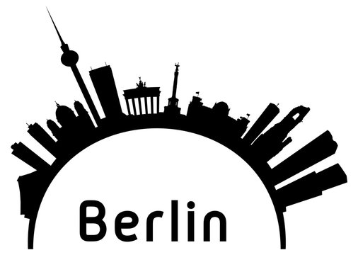 Berlin Skyline in Rund