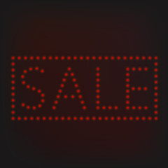 Red Sale sign