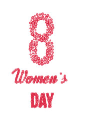 International Happy Women's Day concept