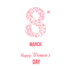 International Happy Women's Day concept