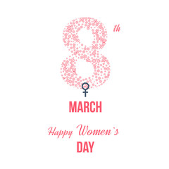 International Happy Women's Day concept