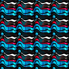 Graffiti abstract color seamless background