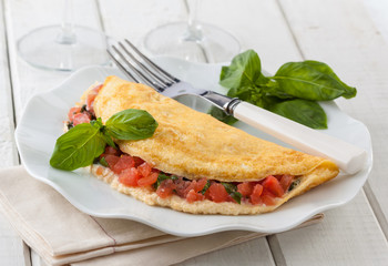 Tomato omelet