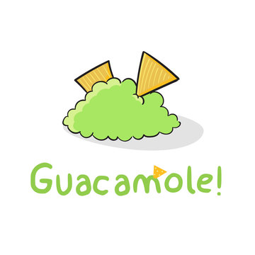 Guacamole vector illustration