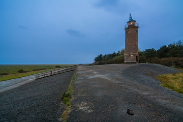 Fototapeta na wymiar Leuchtturm St Peter Böhl, Nordsee in Deutschland