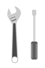Wrench and Screwdriver