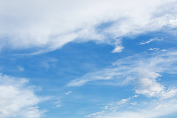 cloud on blue sky background