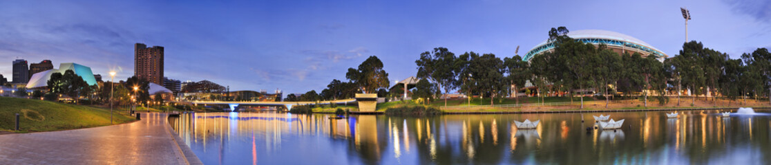 ADE River sunrise horizon panorama