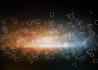 Bokeh on abstract background
