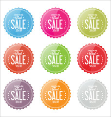 Premium quality stickers collection