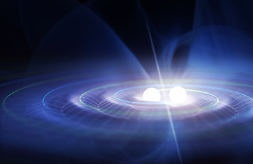 Fototapeta na wymiar Gravitational waves