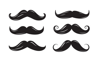 black mustache icons