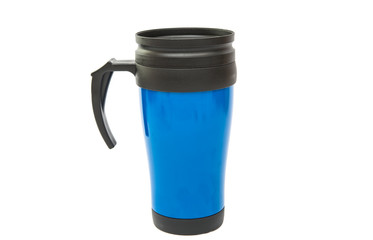Thermocup blue isolated