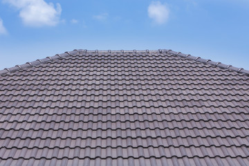 roof tile on residential building