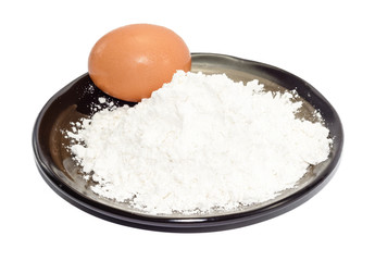 powder and egg
