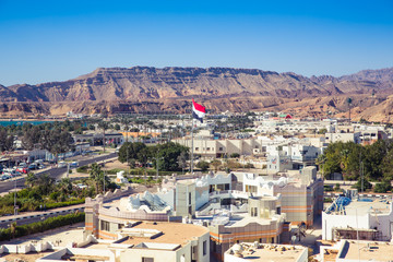 Obraz premium Top view of the Sharm el Sheikh