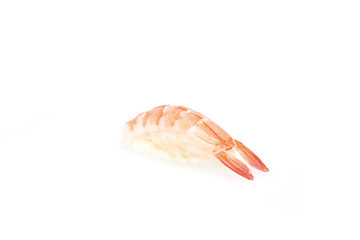 Ebi, Nigiri, Sushi, auf weißem Hintergrund, Foodfotografie