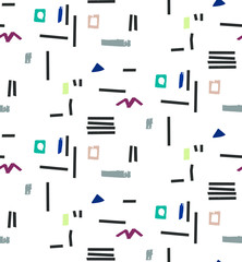 Geometric seamless abstract  pattern