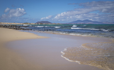 The beach,Natural park,Corralejo,Canary-islands,Spain