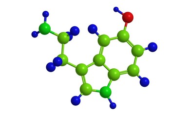 Serotonin - molecular structure