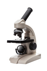 Microscope isolated on white background
