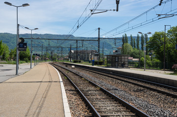Obraz premium Railway station in France