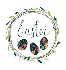 easter frame card