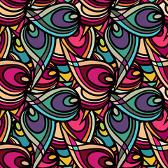 Abstract ethnic seamless pattern