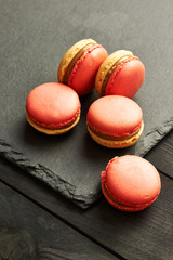 French delicious dessert macaroons