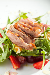 Duck Salad with Fruit