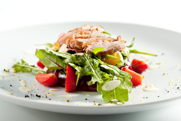 Duck Salad with Fruit