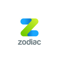 Creative Letter Z Logo design vector. Funny ABC Typeface.