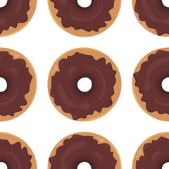Donut Seamless Background Texture Pattern