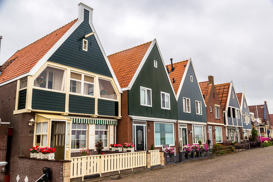 Traditional houses in Holland