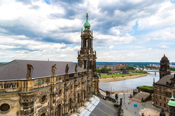 The Kreuzkirche church in Dresden