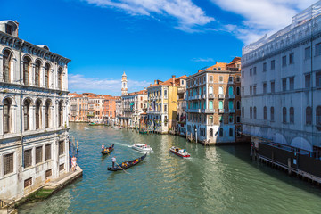 Gondola on Canal Grande in Venice