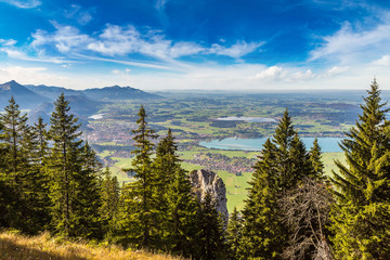 Alps and lakes in Germany