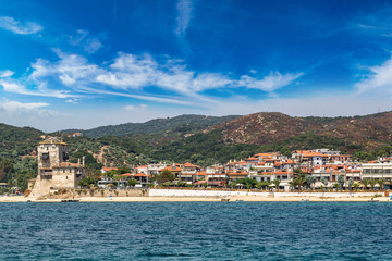 Ouranoupolis tower in Chalkidiki
