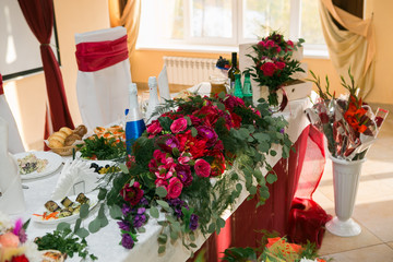 arch for the wedding ceremony