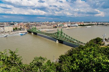 Fototapeta premium Liberty Bridge in Budapest.
