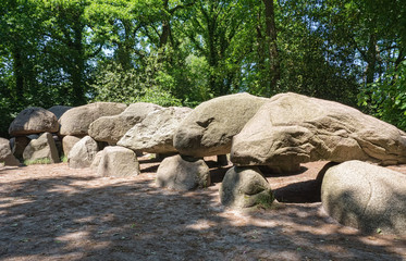 Prehistoric dolmen in The Netherlands