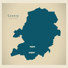 Modern Map - Centre CM