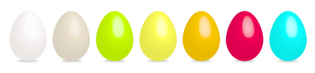 ostereier bunt farben gefärbt