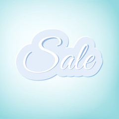 Sale banner. Vector illustration