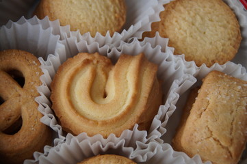 Delicious butter biscuits 