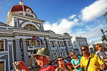 Cuba, Cienfuegos, Parque Martí