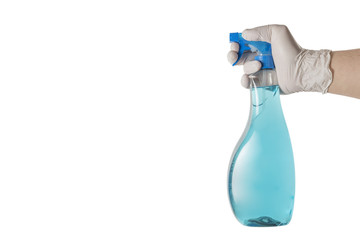Glass cleaner bottle